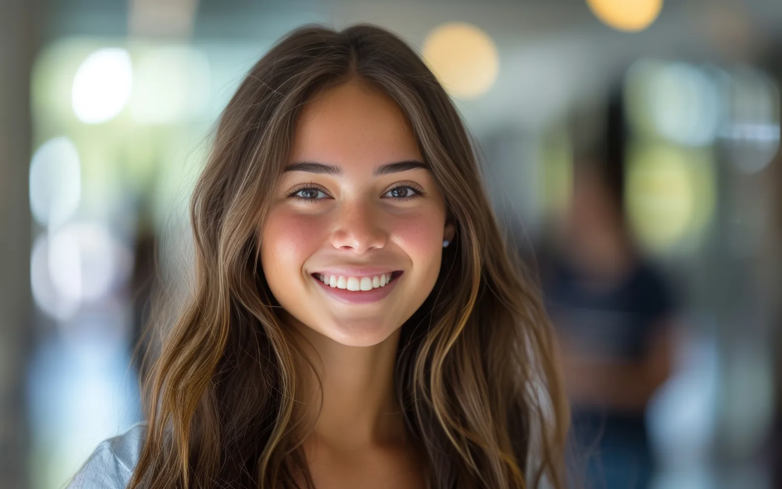 Smiling young woman representing Invisalign treatment in Surrey Central